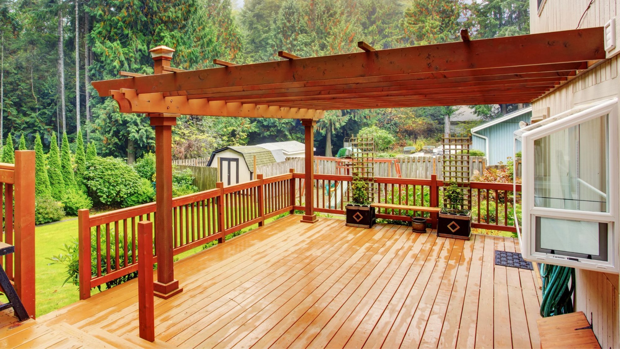 pergola on deck in prescott valley