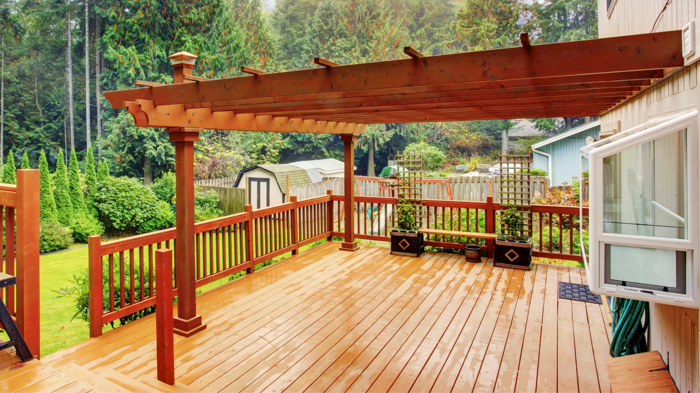 pergola on deck in prescott valley